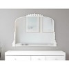 HomeRoots 35" White Arch Framed Accent Mirror - 2 of 4