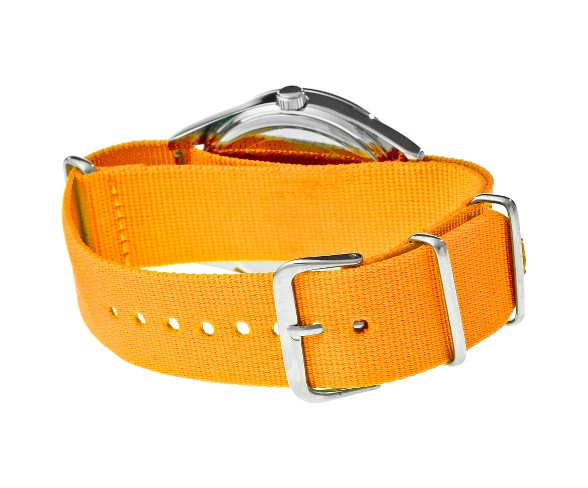 Women's Crayo Sunrise Watch with Nylon Strap and Luminous hands- Orange