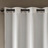 Ogee Knitted Jacquard Curtain Panel, Lucurious Sheen Textured Light Blocking Curtain for Various Decor Styles - 4 of 4