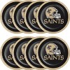 24ct New Orleans Saints Football Dessert Plates - image 2 of 3