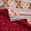 Greenland Home Fashions Fair Isle Snow Quilt Set – 3-Piece, Nordic Holiday Design - 4 of 4