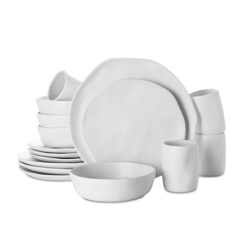 Table 12 16-piece Dinnerware Set, Stonewashed Dinnerware Set For 4  Including Dinner Plates, Dessert & Salad Plates, Bowls, Mugs, Modern  Kitchen Set : Target