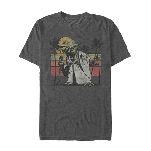 Star Wars Childs T Shirt Size L or XL Skywalker Yoda Falcon Boba Charcoal Color 