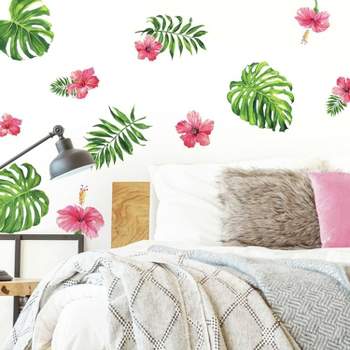 Tropical Hibiscus Flower Peel and Stick Wall Decal - RoomMates