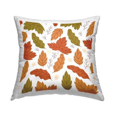 Stupell Industries Autumn Foliage Botanical Pattern, 18 x 18
