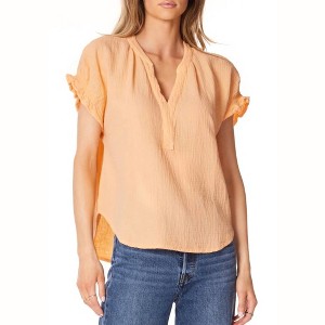 Women's Shirred Dolman Top - bobi - 1 of 4