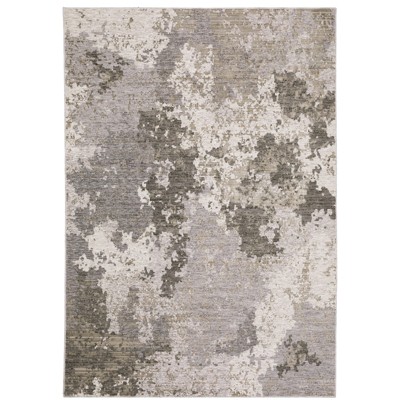 Oriental Weavers Nebulous 5091E Grey/ Ivory Indoor Area Rug - 5'3" x 7'6"