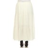 Plus Size Pleated Tiered Maxi Skirt - 3 of 4