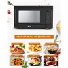 Commercial Chef 1.6 Cu. Ft. Countertop Microwave Oven, Touch Controls with Digital Display, 1100W, 13.6 Turntable, Push Button Door - 2 of 4