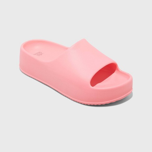 Women's Izzy Platform Sandals - Wild Fable™ Pink 5 : Target