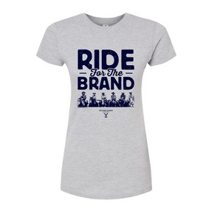 Women's - Yellowstone - Ride For The Brand Fitted Graphic T-Shirt - 1 of 3