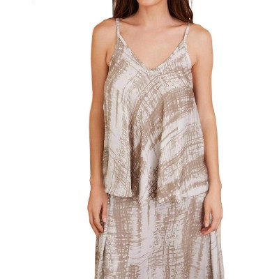 Women's Static Print Flowy Cami - Milio Milano