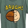 Women's - Peanuts - C Brown Half Football Head Short Sleeve Graphic T-Shirt - 2 of 4