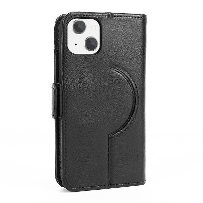 SaharaCase Folio Wallet MagSafe Phone Case for iPhone 15 Shock Absorbing Black (CP00445)