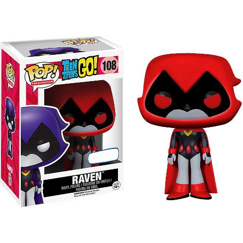 Teen Titans Go Funko Pop Tv Raven Exclusive Vinyl Figure 108 Red