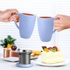 Tea Cup with Infuser and Lid, 16 Oz Ceramic Tea Mug, Microwave and Dishwasher Safe Tea Infuser Cup, Porcelain Steeping Tea Cup Suitable - 3 of 4