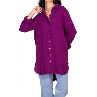 Women's Not So Basic Gauze Top - Before You