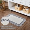 Sawyer Mill Black Bathmat 20x30 VHC Brands - 2 of 3