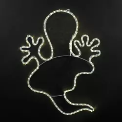 Novelty Lights 30" Warm White Halloween Ghost LED Rope Light Motif