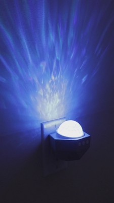 Gray LED Color Changing Nursery Night Light Projector