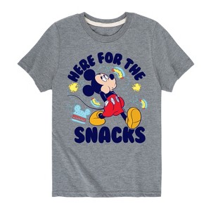 Boys' - Disney - Here For The Snacks Short Sleeve Graphic T-Shirt - 1 of 4