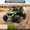 24V 2-Seater Kids Ride-On UTV Truck with Remote Control, 4WD Electric Truck Toy Car with Music, LED Lights,Battery Powered Toy for Boys & Girls - 2 of 4