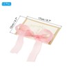 Unique Bargains Wedding Vows Books Ribbon Card 6.7x4.7 Inch 2 Pcs - 2 of 4