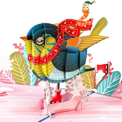 Paper Love 3D Bird Pop Up Holiday Card