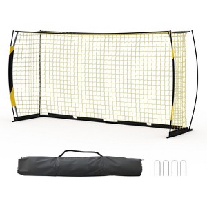 Soccer Goal Nets for Backyard,Training,Soccer Training Equipment Portable Net for Soccer/Football Practice,Metal Goal Post for Adults Kids,Easy Setup - 1 of 4