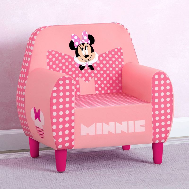 Delta Children Kids&#39; Disney Minnie Mouse Foam Chair, 3 of 11