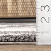 Nuloom Sondra Pet Friendly Premium Machine Washable Wool Moroccan Diamond Area Rug, Runner 2' x 8', Ivory - 3 of 4