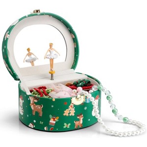 Musical Jewelry Box for Girls - Kid Music Box with Ballerina for Birthday Bedroom Decor - 1 of 4
