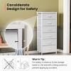 Pellebant Vertical Dresser for Bedroom 6 drawer Storage Tower Steel Frame Wood Top Easy Pull Non-woven Fabrics Drawer - 4 of 4