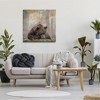 Stupell Industries Autumn Slumber Brown Bear Foliage Canvas Wall Art - 2 of 4