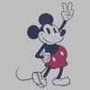 Men's Mickey & Friends Plaid Mickey Mouse Retro Long Sleeve Shirt - 2 of 4
