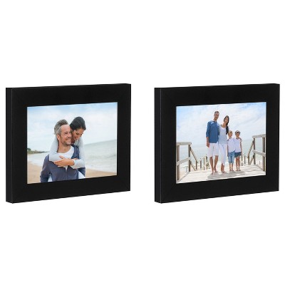 Americanflat Picture Frame with tempered shatter-resistant glass - Available in a variety of Sizes and Colors
