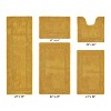 Lux Premium 100% Cotton Tufted Solid Reversible 5 PC Bath Rug Set – Ultra-Soft, Water-Absorbent, Durable, Machine Washable Bathroom Rug - 2 of 4