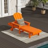 WestinTrends Malibu Reclining Chaise Lounge With Arms & Wheels - 2 of 4