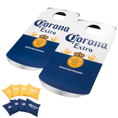 Corona Can Cornhole Bean Bag Toss Game and 8 Bags
