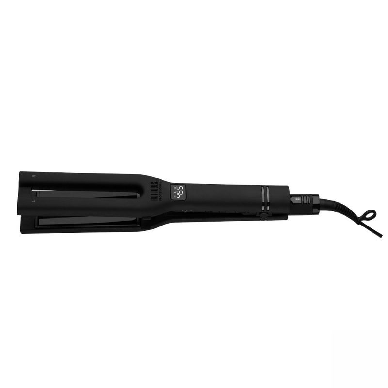 Hot Tools Pro Artist BLACK GOLD Double Straight Dual Plate Hair Straightener Salon Flat Iron - Four ½” plates for 75% faster results, 1 of 5