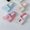 Anna-Kaci Women's Grip Ankle Socks 3-Pack with Heart Embroidery and Anti-Slip Soles for Yoga and Indoor Use - 2 of 2