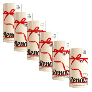 Renova Colored Paper Towel Roll – 2 Ply, 120 Sheets, Compact Design - 1 of 4