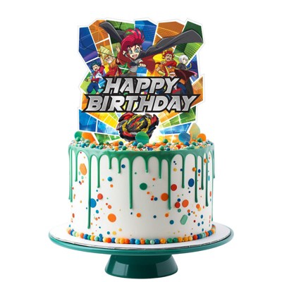 Treasures Gifted BEYBLADE Cake Topper - BEYBLADE Party Supplies