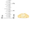 10k Yellow Gold 7mm Openwork Heart Filigree Ring - 4 of 4