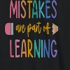 Social Collective Men's Mistakes Learning Long Sleeve Graphic Cotton Sweatshirt Hoodie - 2 of 3