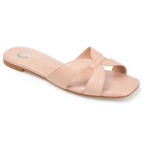 Journee Collection Womens Taleesa Slide Flat Sandals - 1 of 4