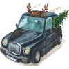 Men's Design By Humans Christmas Cab By ValerieShephard T-Shirt - 2 of 4