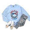 Simply Sage Market S.W.Smiley Party in the USA Smiley Face Sweatshirt - 3 of 4
