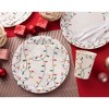 Juvale Serves 24 Merry Christmas Xmas Holiday Festive Party Supplies, 144PCS Plates Napkins Cups, Favors Decorations Disposable Paper Tableware - 3 of 4
