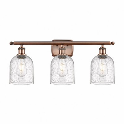 Bella - 3 Light Bath Vanity In Industrial Style-10.5 Inches Tall and 25.5 Inches Wide